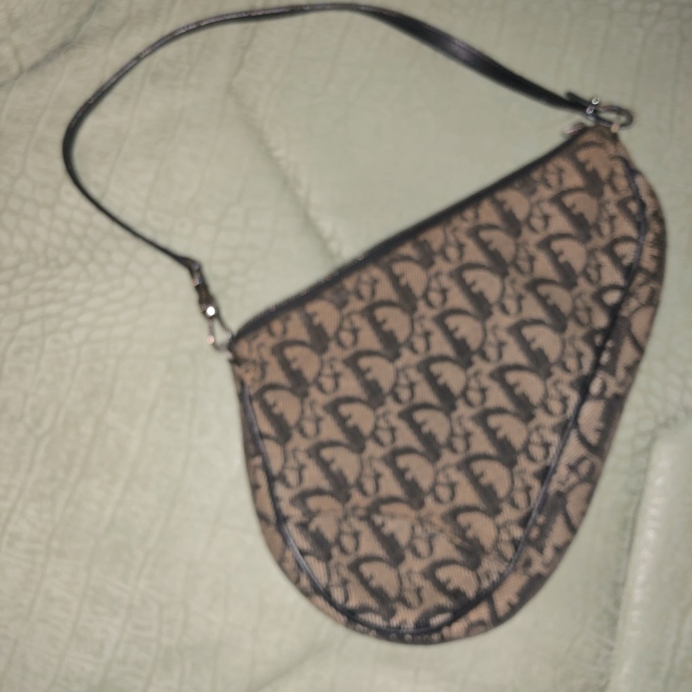 Christian Dior Vintage Mini Diorissimo Saddle Bag